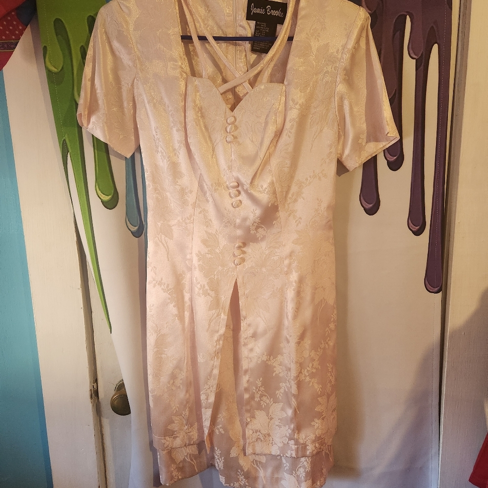 Small, Women's, Light Pink Dress, Vintage, Prom Or Mother Of The Bride/Groom.